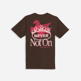 Outrank "Never Not On" T-shirt (Cacao) - Outrank