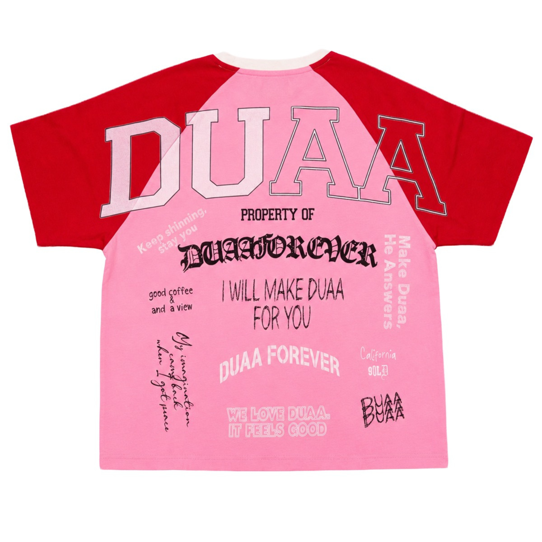 DUAA "LASTING" SS Tee (Pink)