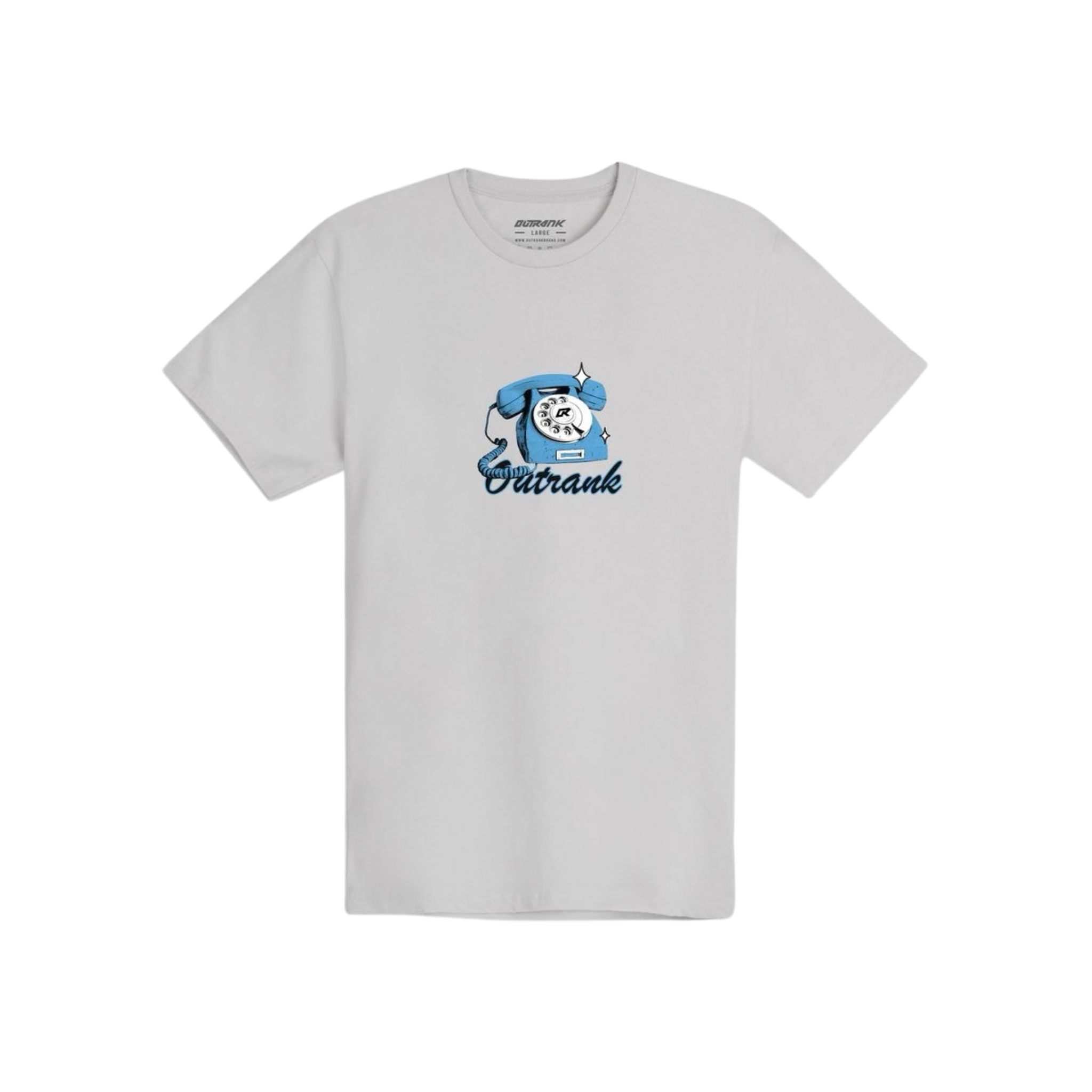 Outrank "Business Calls Only" T-shirt (Silver) - Outrank