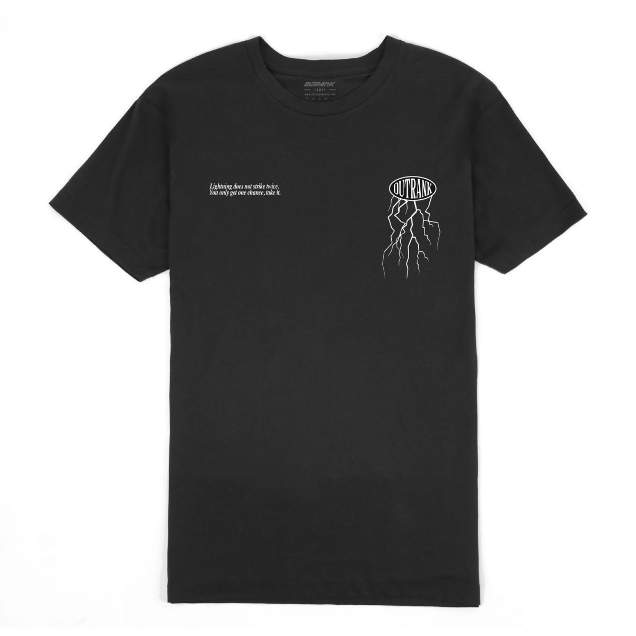 Outrank "Lightning" Tee (Black)