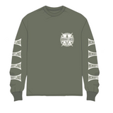 Memory Lane Reapers Long Sleeve Tee (Olive)