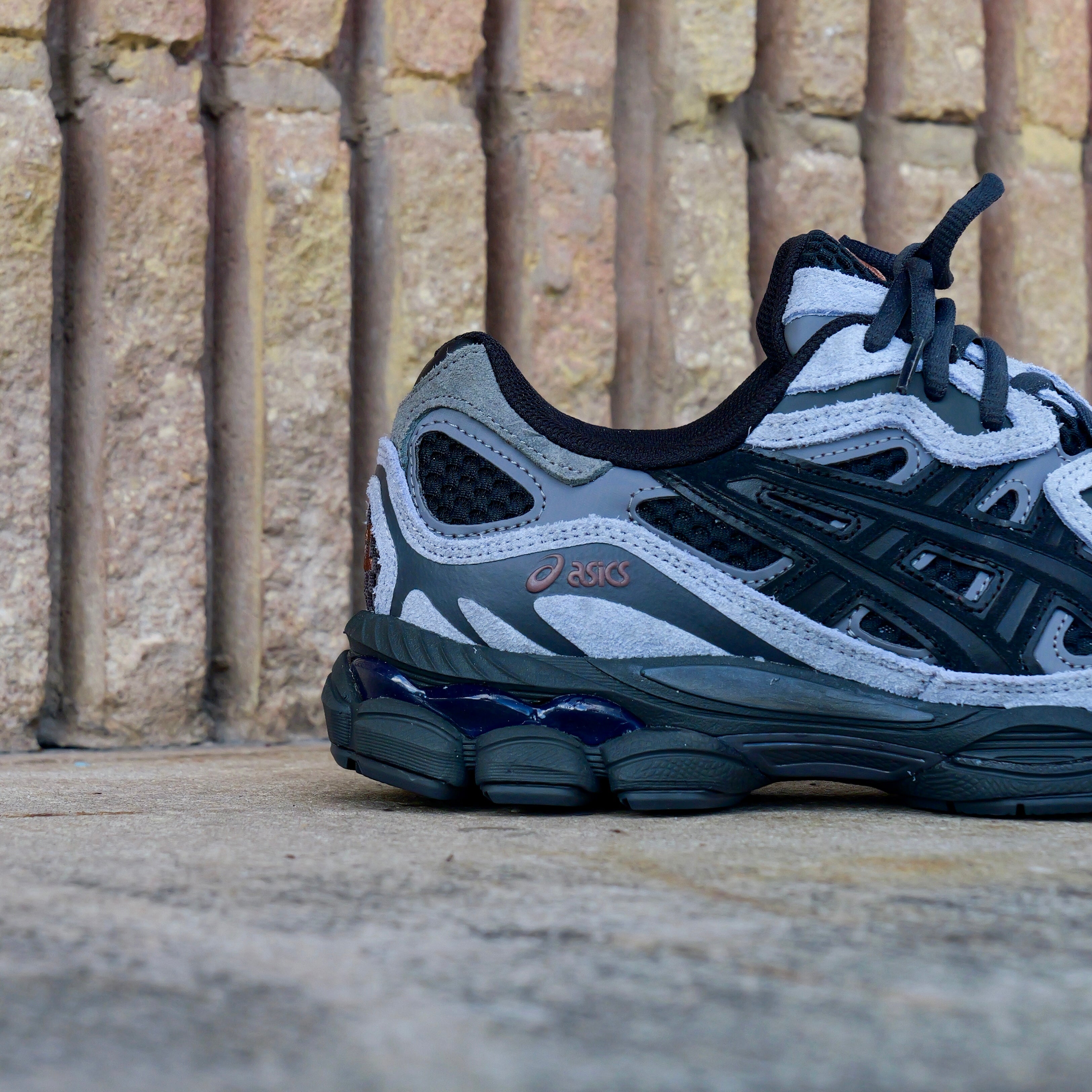 Mens Asics Gel-NYC (Black/Cement Grey) - Asics