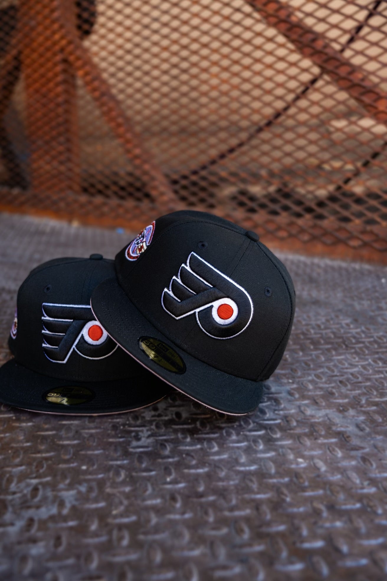 New Era Philadelphia Flyers 1992 All-Star Game Pink UV (Black) 59Fifty Fitted