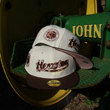 New Era Houston Astros 40th Anniversary Side Patch Pink UV 59Fifty Fitted (Chrome/Walnut)