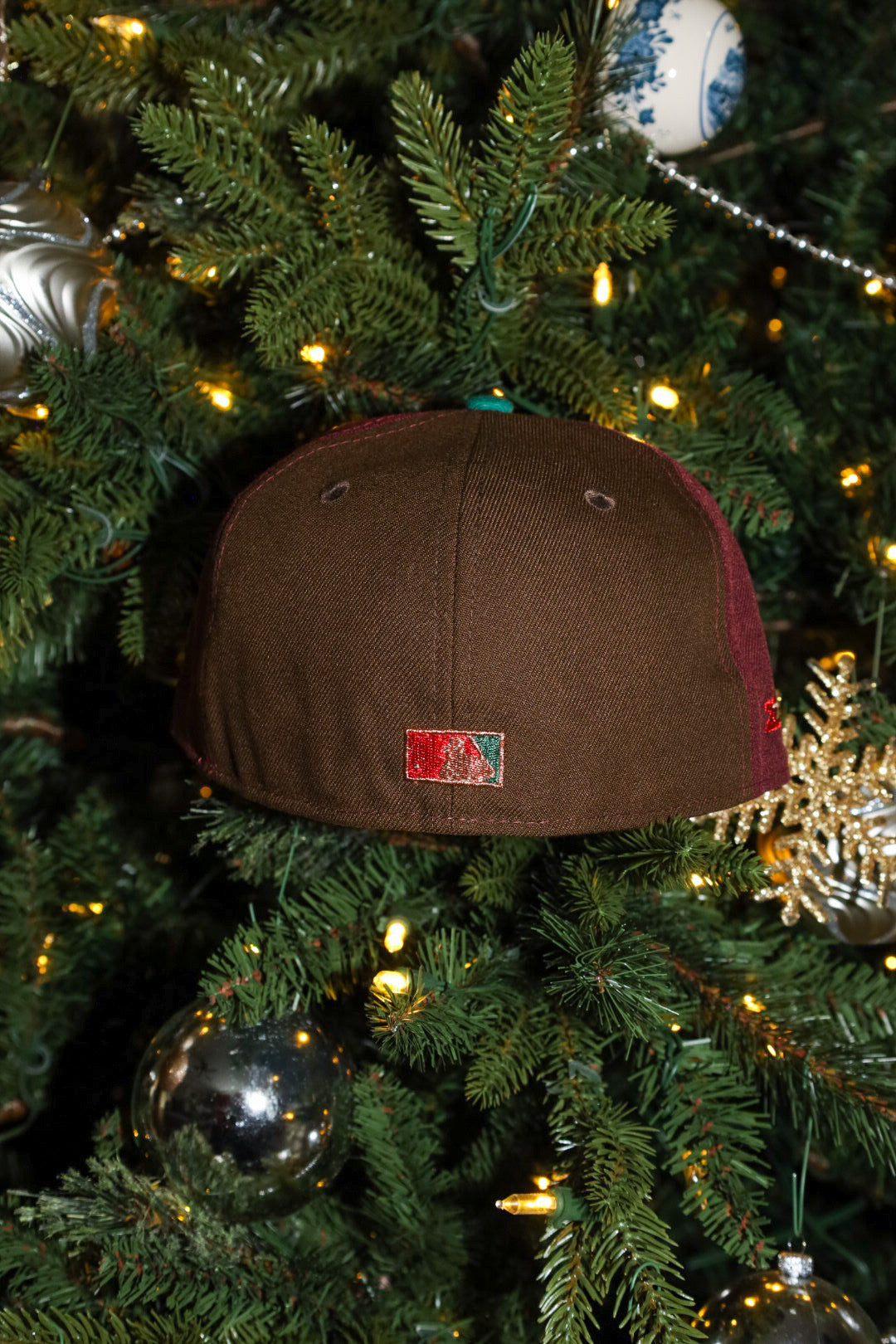 New Era Houston Astros Astrodome The Original Side Patch Fitted (Khaki/Maroon/Black)