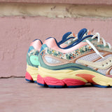 Mens Saucony ProGrid Omni 9 Kissaten (Beige/Blue) - Saucony