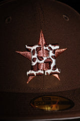 New Era Houston Astros 2022 World Series Side Patch Fitted (Walnut)