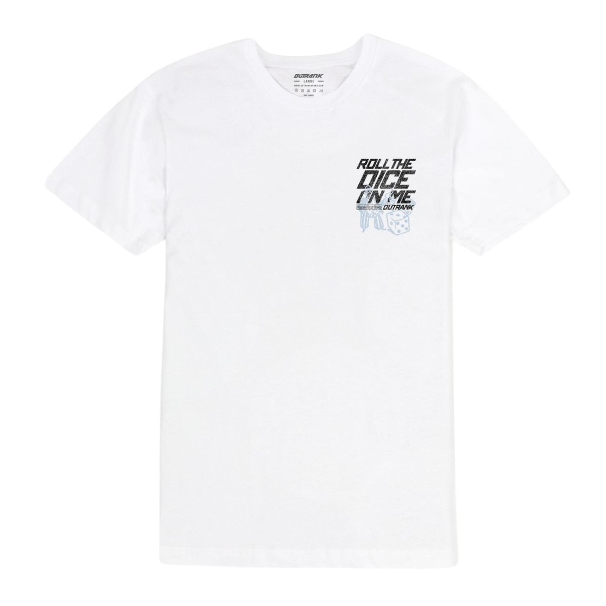 Outrank Roll The Dice Tee (White)