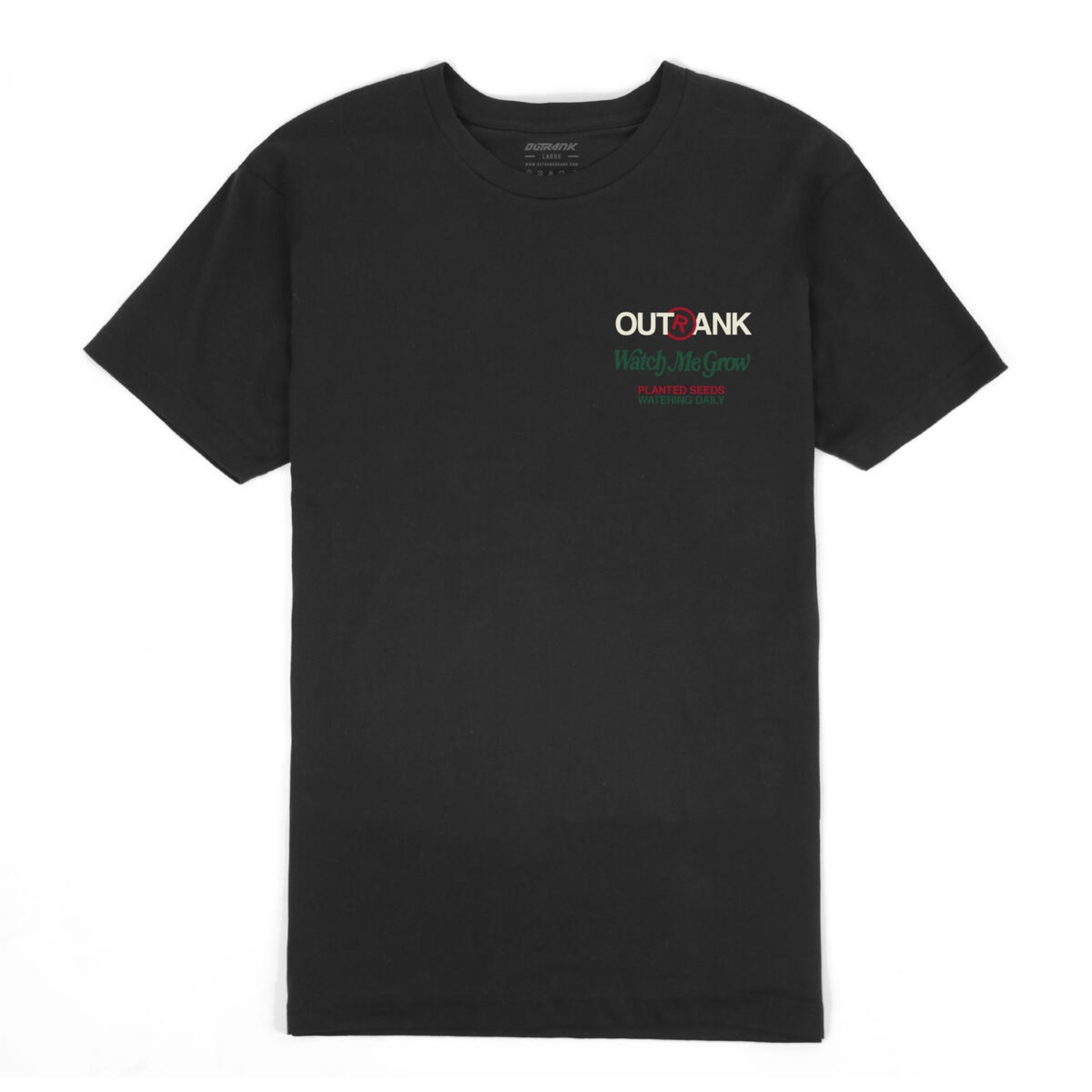 Outrank Watch Me Grow T-Shirt (Black)