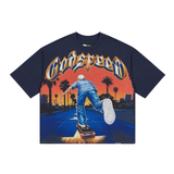 Godspeed "Kick Push" T-shirt (Navy)