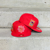 New Era New York Mets 25th Anniversary Side Patch Fitted (Red)
