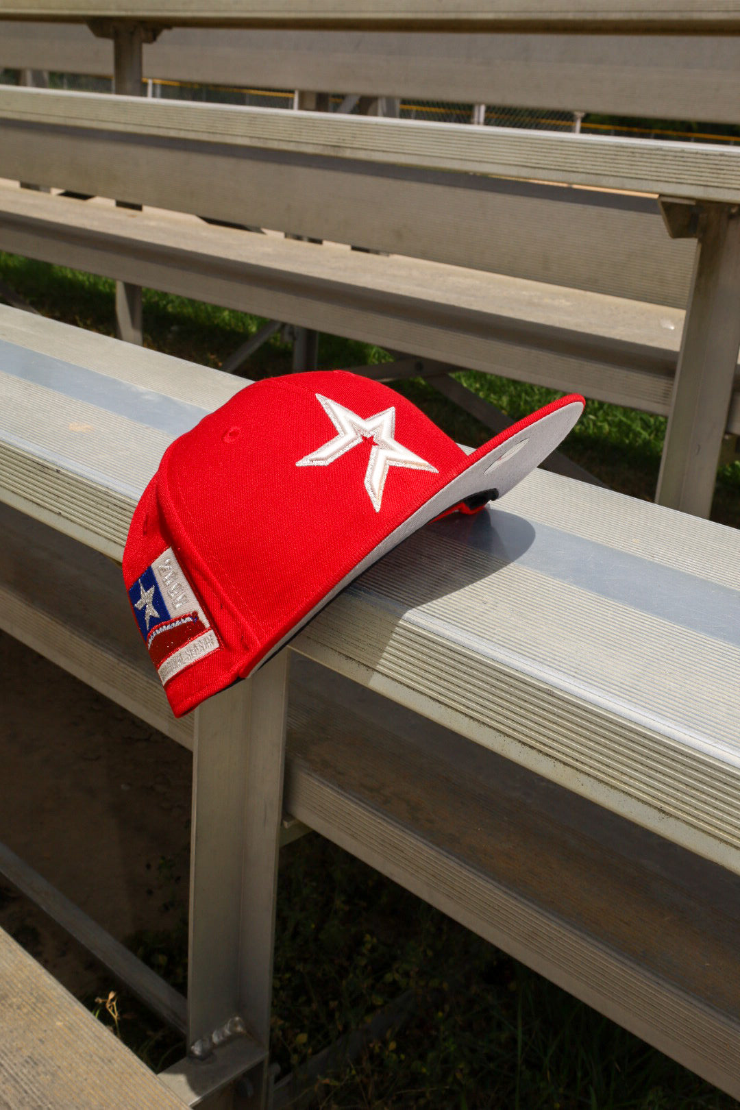 New Era Houston Astros 2000 Inaugural Side Patch Grey UV 59Fifty Fitted (Red)