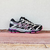 Mens Asics Gel-Cumulus 16 (Black/Dragon Fruit)