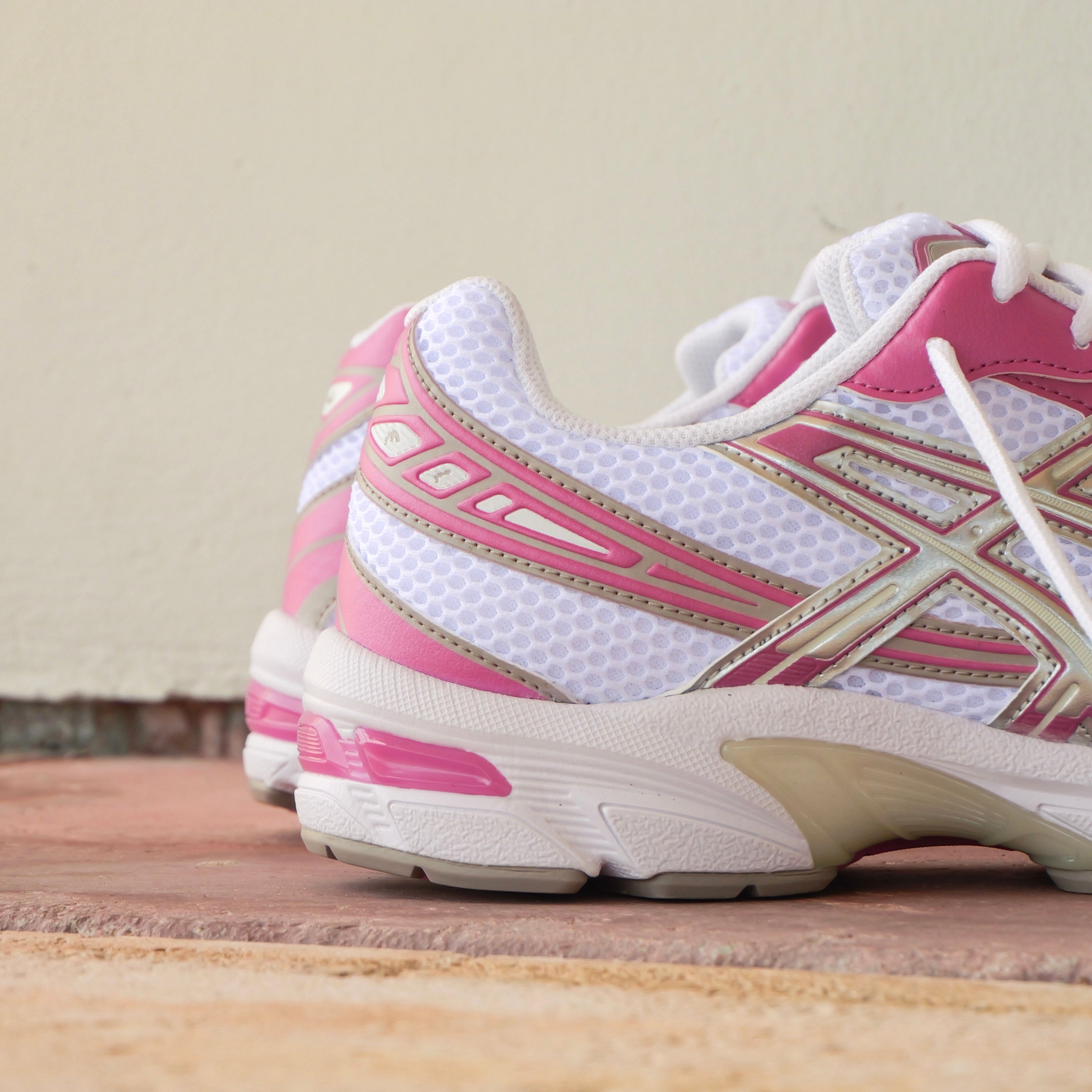 Mens Asics Gel-1130 (White/Old Rose)