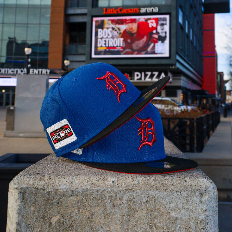 New Era Detroit Tigers 2006 World Series Side Patch Fitted (Royal/Black)