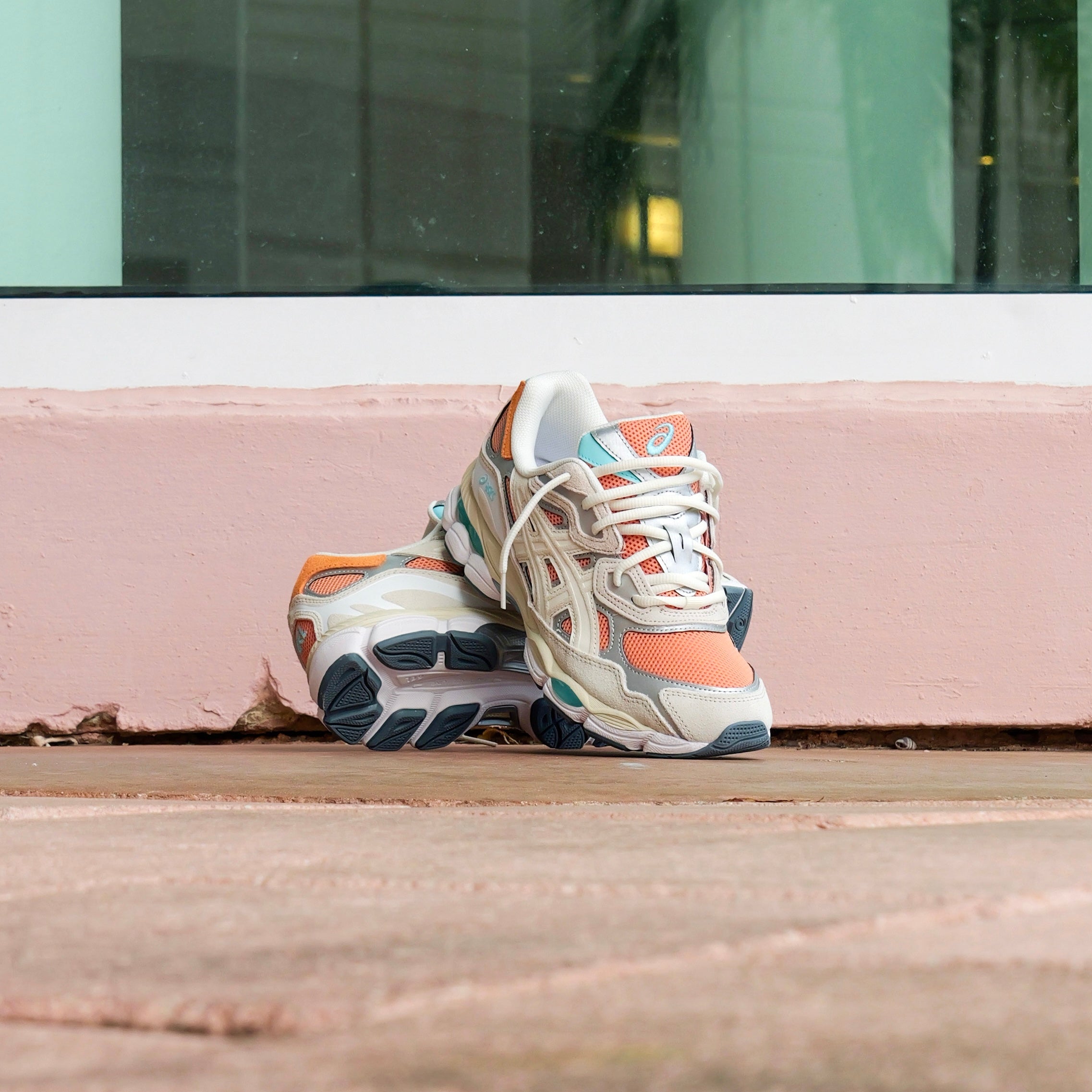 Mens Asics Gel-NYC (Terracotta/Cream)