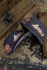 New Era Houston Astros 2000 Inaugural Season Grey UV 59Fifty Fitted (Graphite/Burnt Wood) - New Era