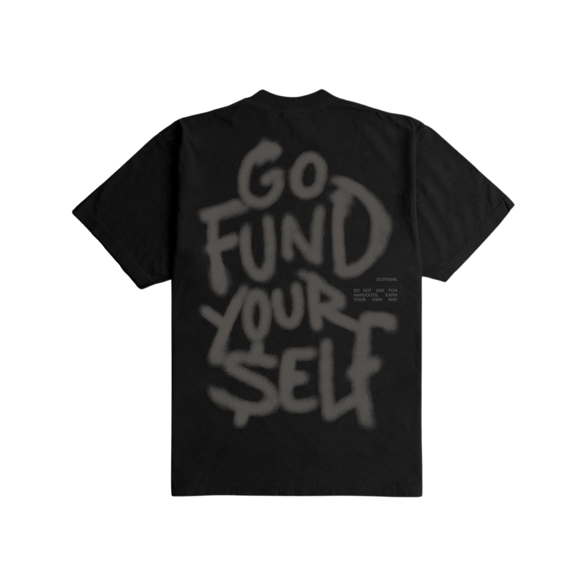 Outrank "Go Fund Yourself" Heavyweight T-shirt (Black)