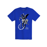 Outrank "Heads Ringing " T-shirt (Royal)