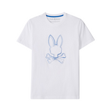 Psycho Bunny Vincent Graphic Tee (White/Blue)