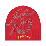 Godspeed Studded Beanie (Red/Yellow)