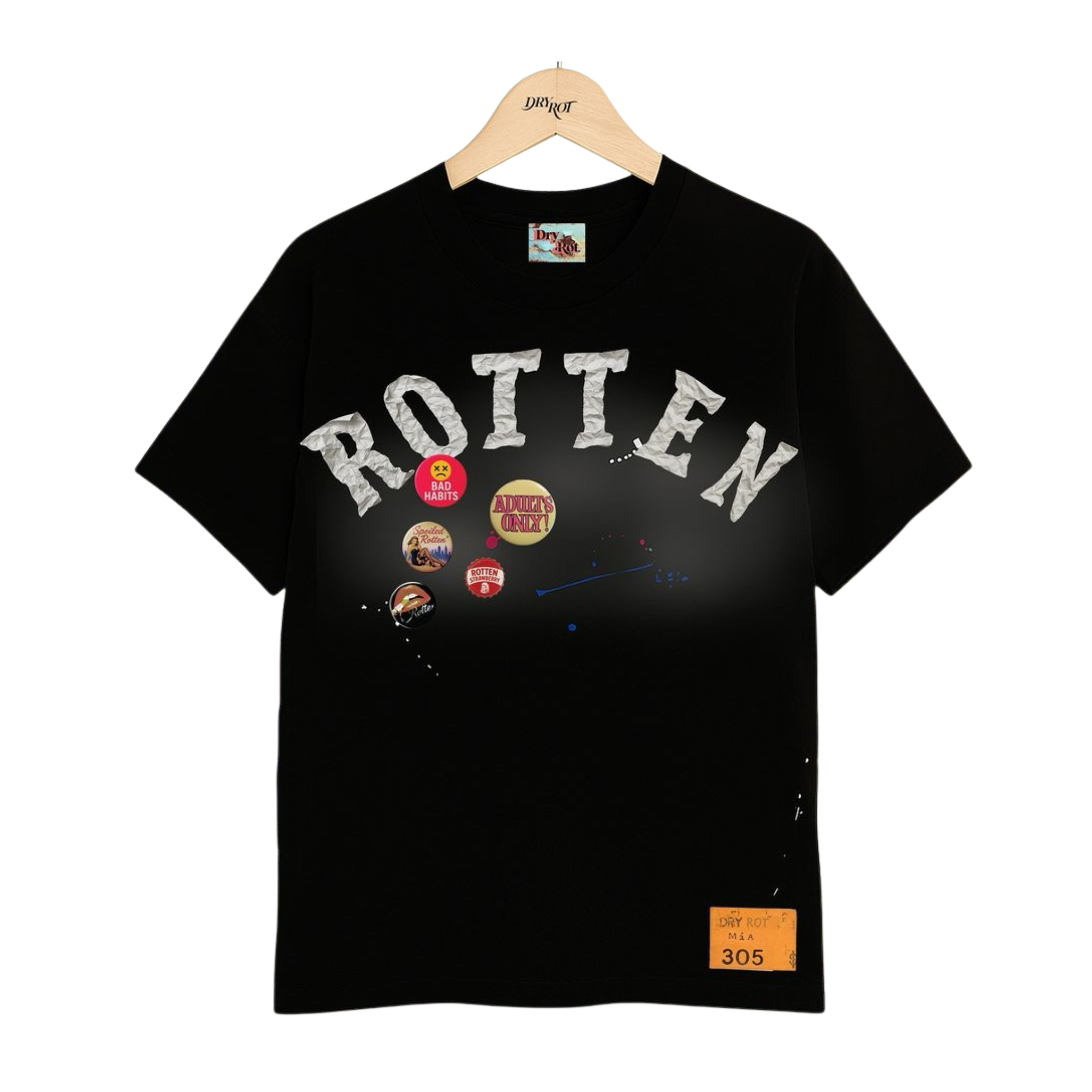 Dry Rot "Souvenir" Tee (Black)