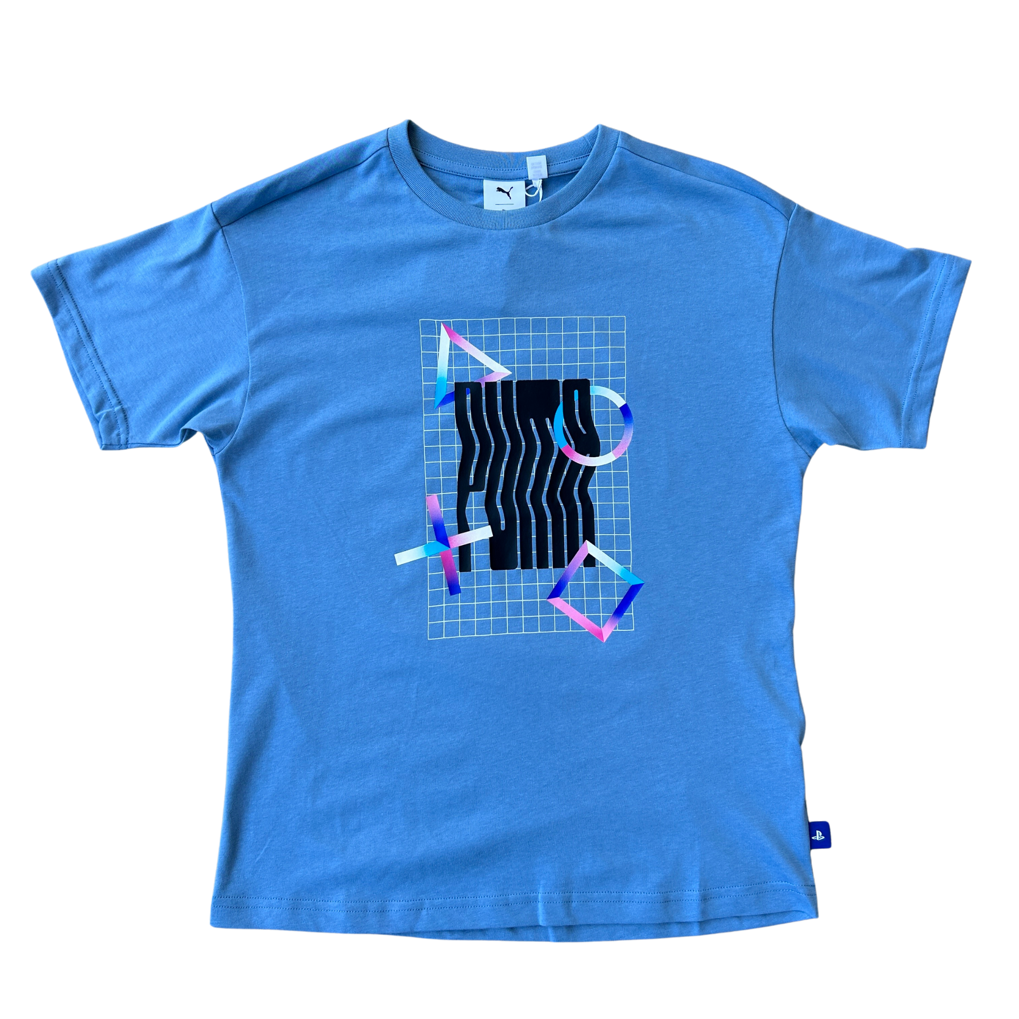 Juniors Puma X Playstation Elevated Tee (Blue) - Puma