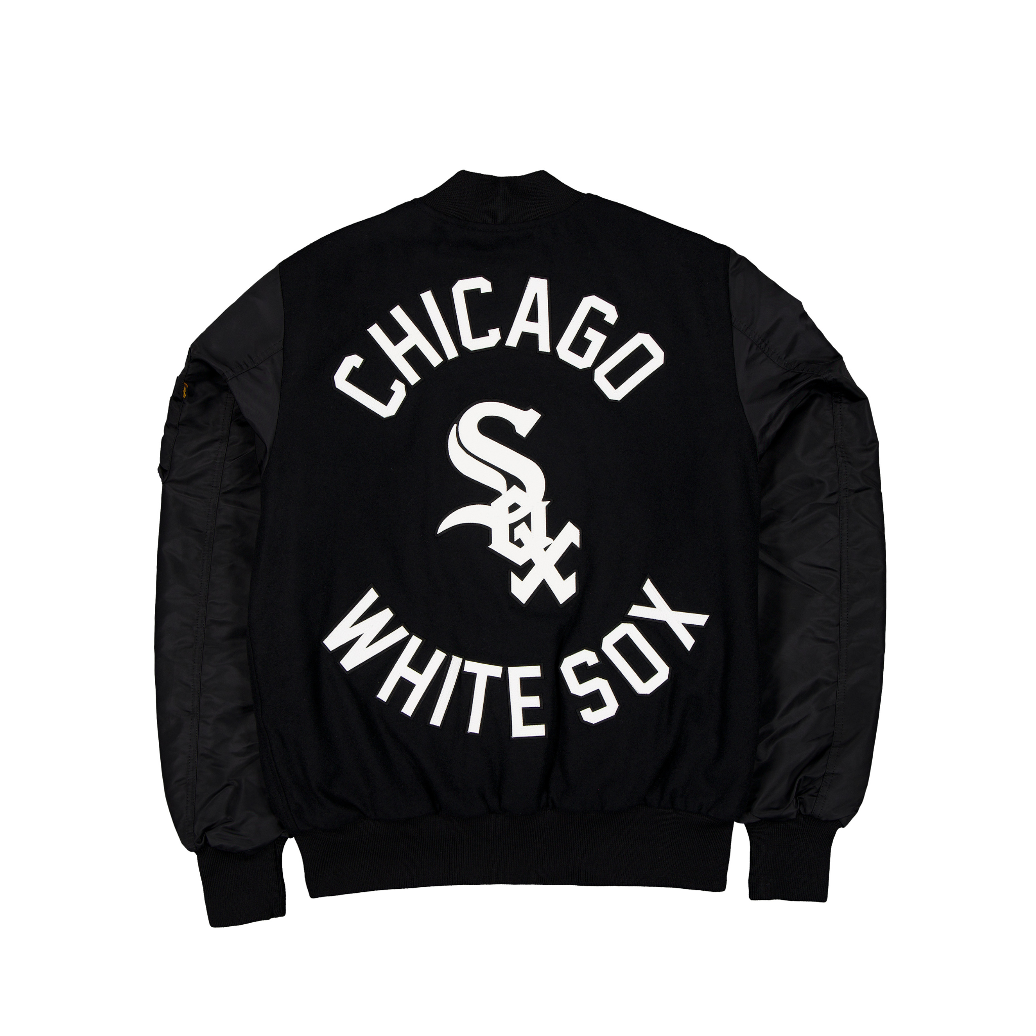 New Era x Alpha Industries White Sox L-2B Bomber Jacket