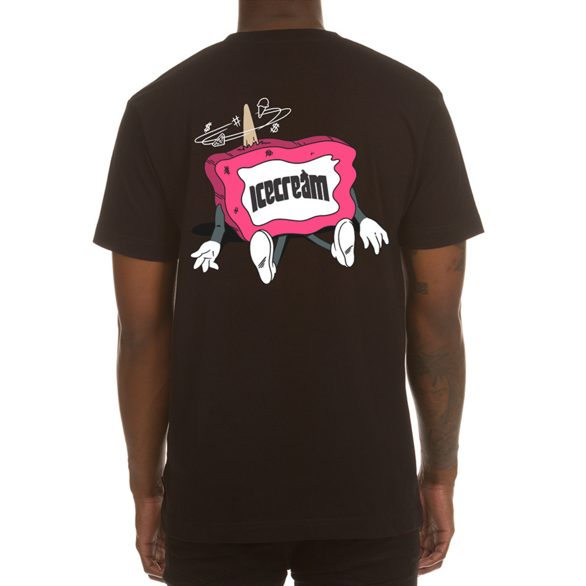 Ice Cream Knock Out SS Tee (Black) - Ice Cream