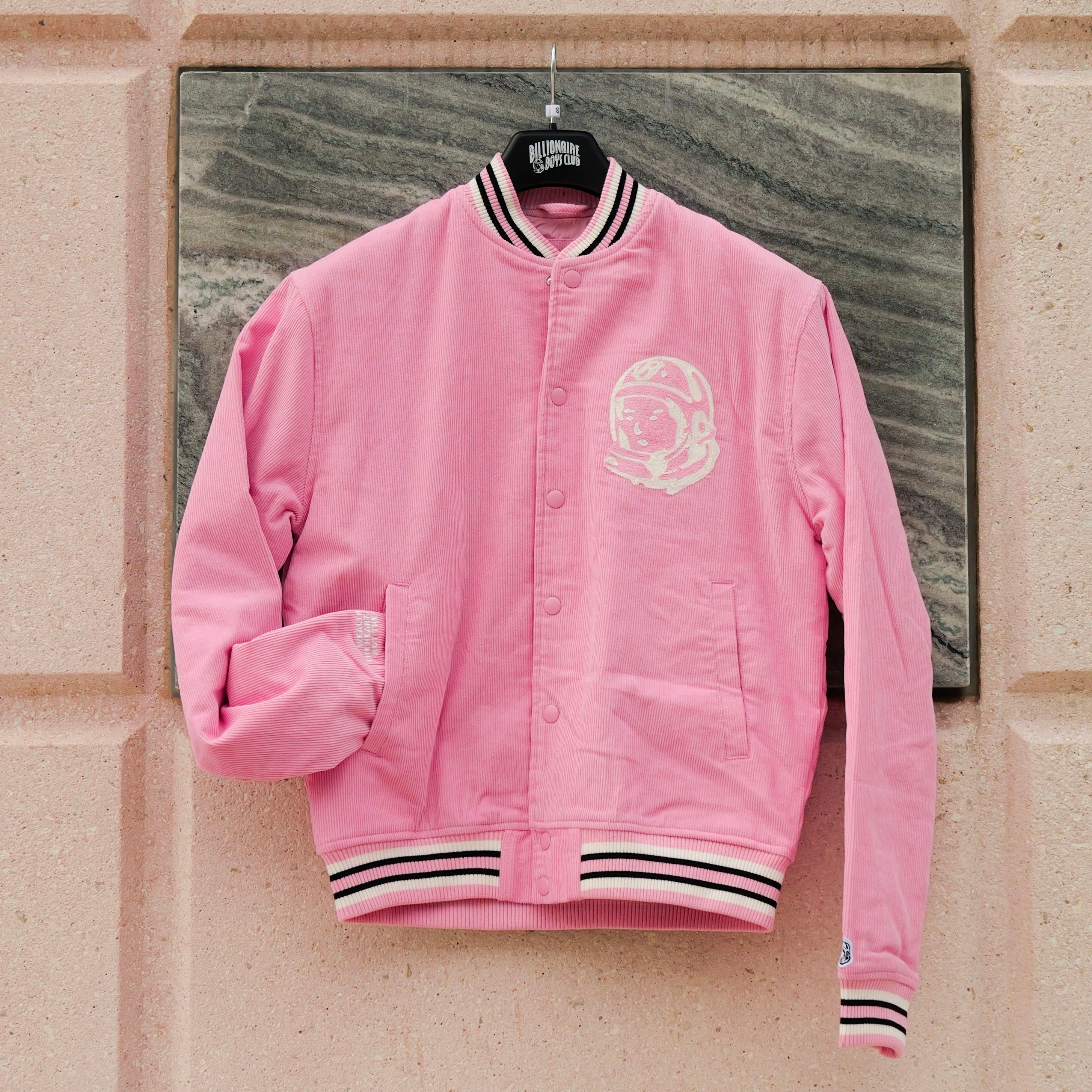Billionaire Boys Club "Space Station" Corduroy Jacket (Candy Pink) - Billionaire Boys Club