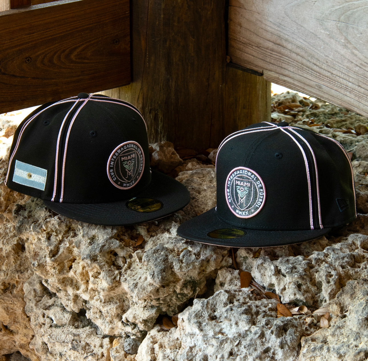 New Era Inter Miami CF Argentina Flag Side Patch Fitted