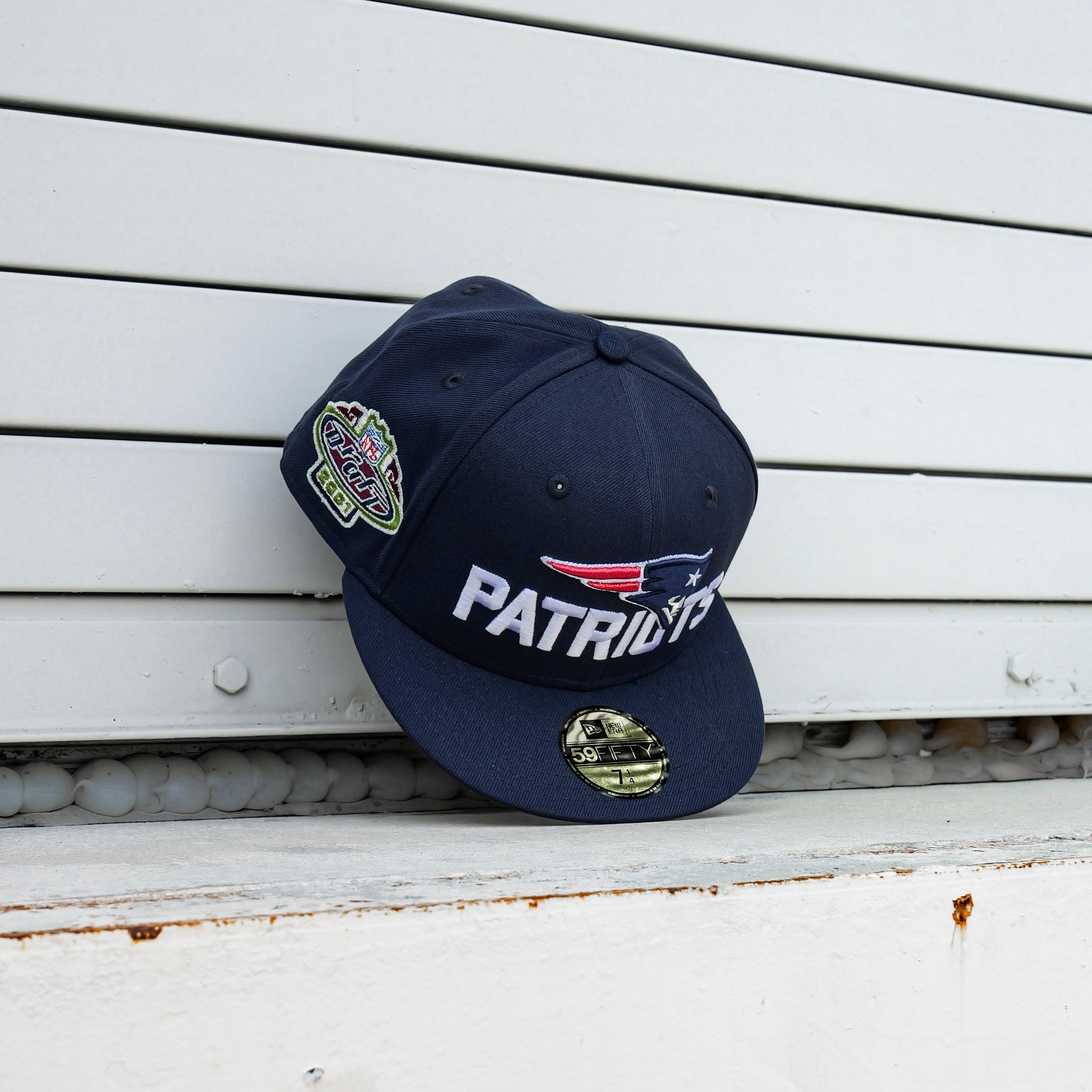 New Era New England Patriots 2001 Draft Side Patch Fitted