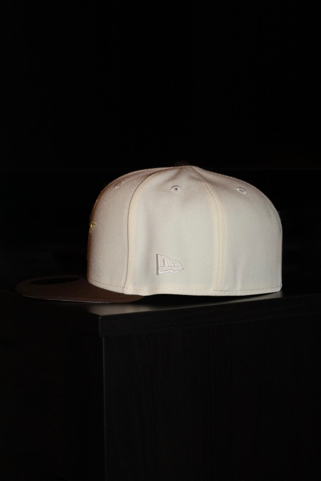 New Era Houston Astros Astrodome The Original Stadium Side Patch 59Fifty Fitted (Off White/Burnt Wood)