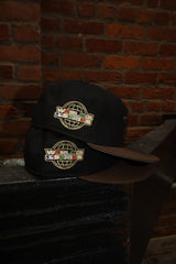New Era Houston Astros 2005 World Series Side Patch Grey UV 59Fifty Fitted (Black/Walnut)