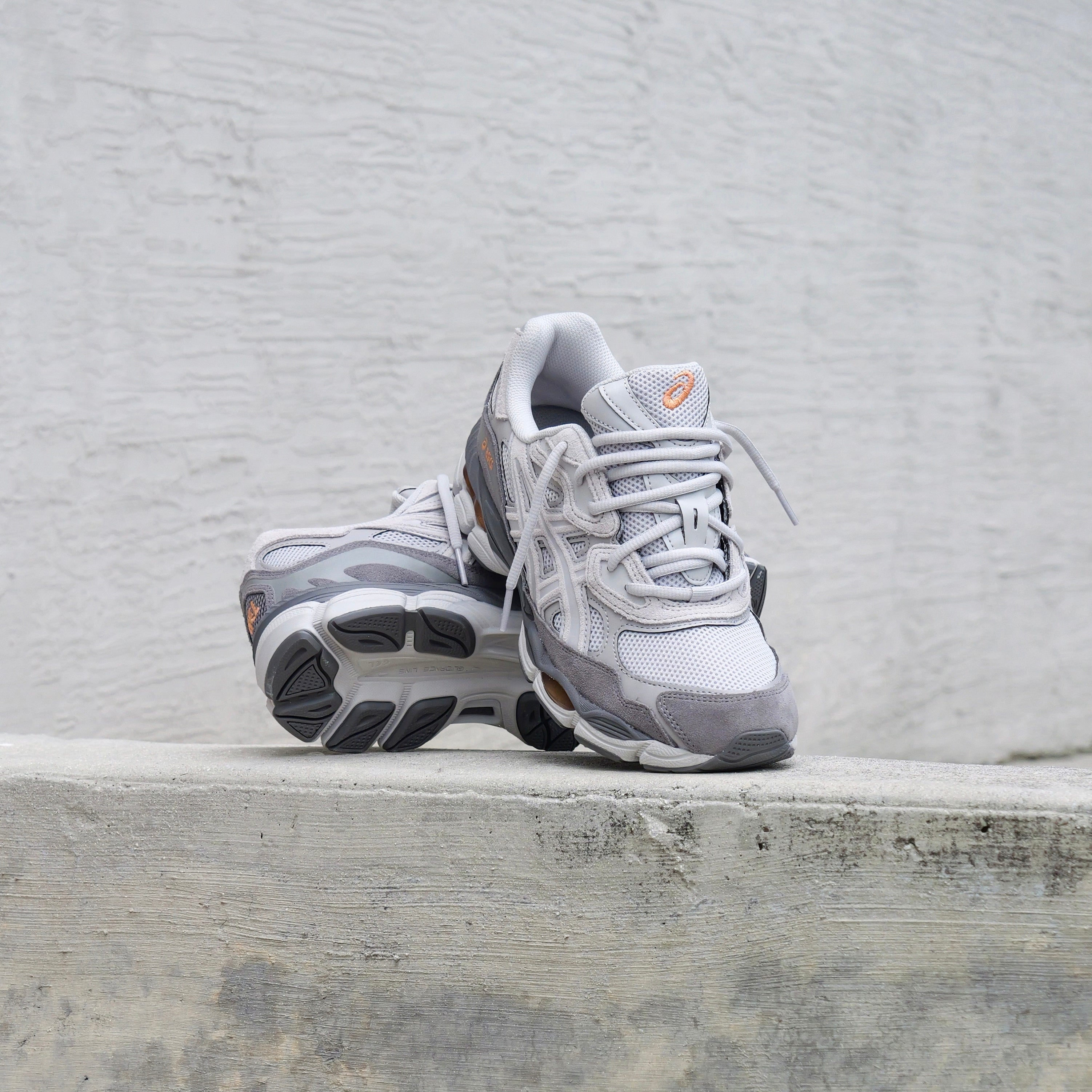 Mens Asics Gel-NYC (Cloud Grey/Cement Grey)