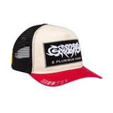 Godspeed "GS E Pluribus" Trucker Hat (White/Red) - Godspeed