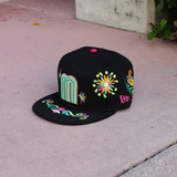 Mexico Baseball New Era 2026 World Baseball Classic 59FIFTY Fitted Hat - Black/Multi