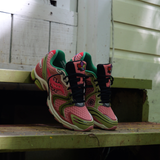 SAUCONY X JAE TIPS Progrid Triumph 4 Virginia Creeper (Peach/Leaf)