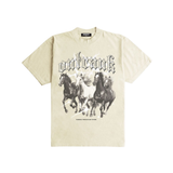 Outrank "Running Through Any Storms" Heavyweight T-shirt (Cream)