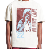 Memory Lane "RUNNIN' PAST" TEE-OFF WHITE