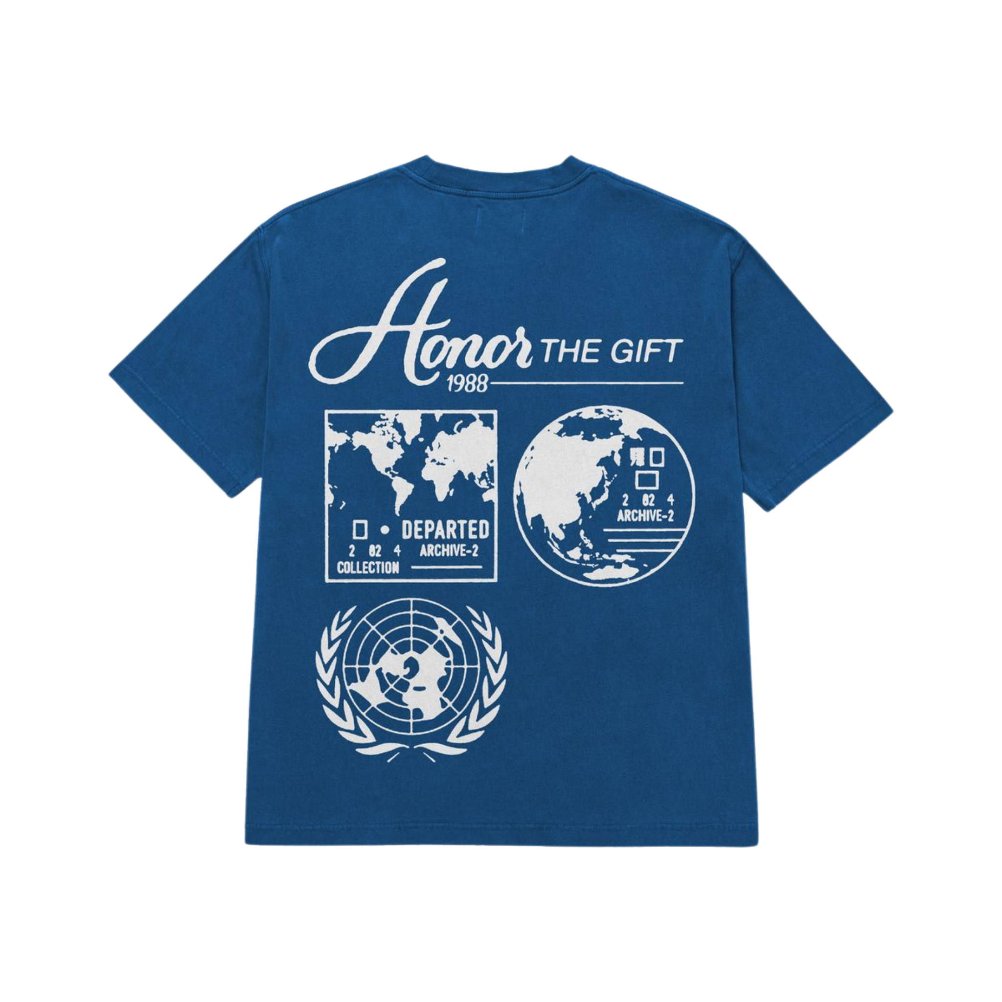 Honor The Gift Travel T-Shirt (Blue)