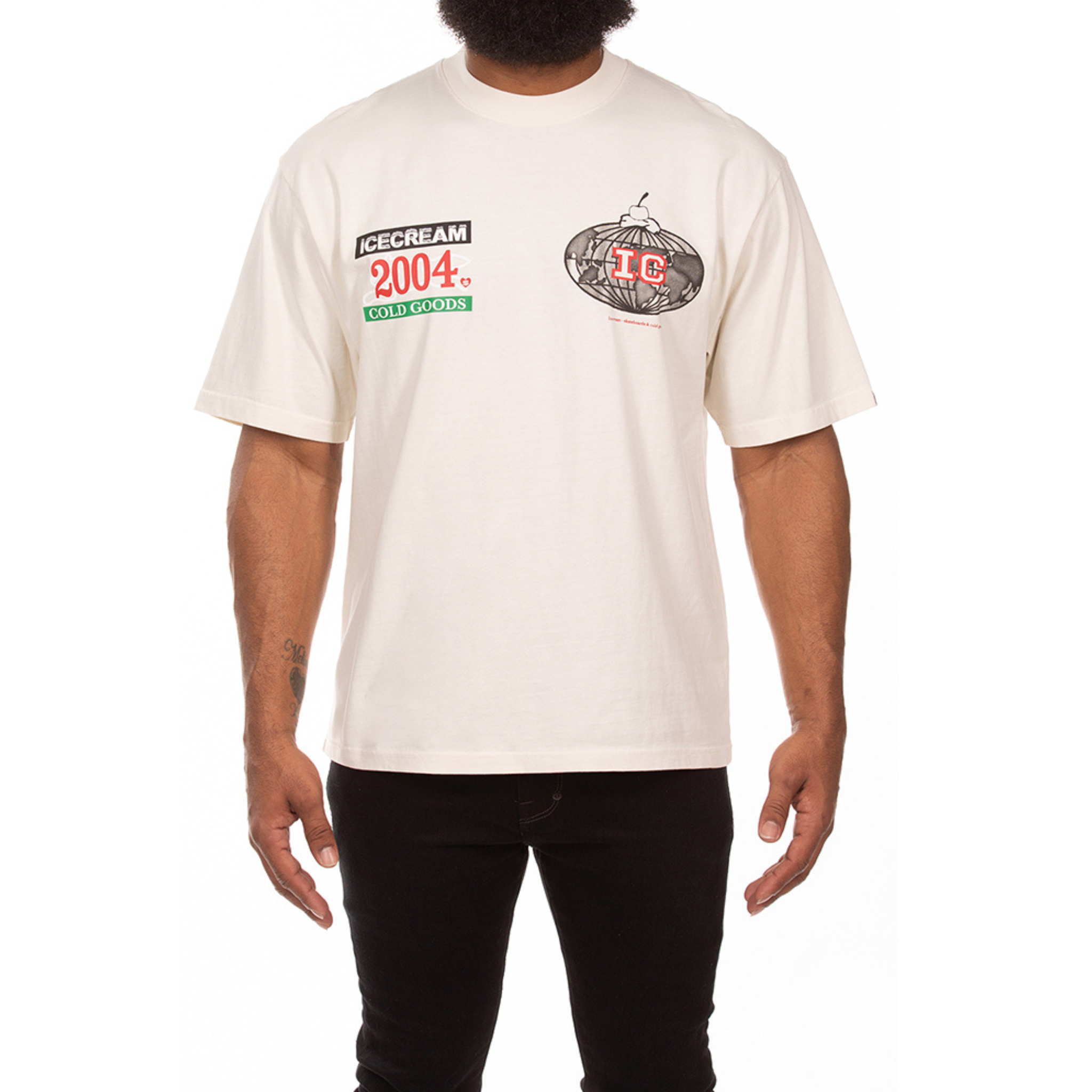 Icecream "Humor" SS Tee (Antique White) - Ice Cream