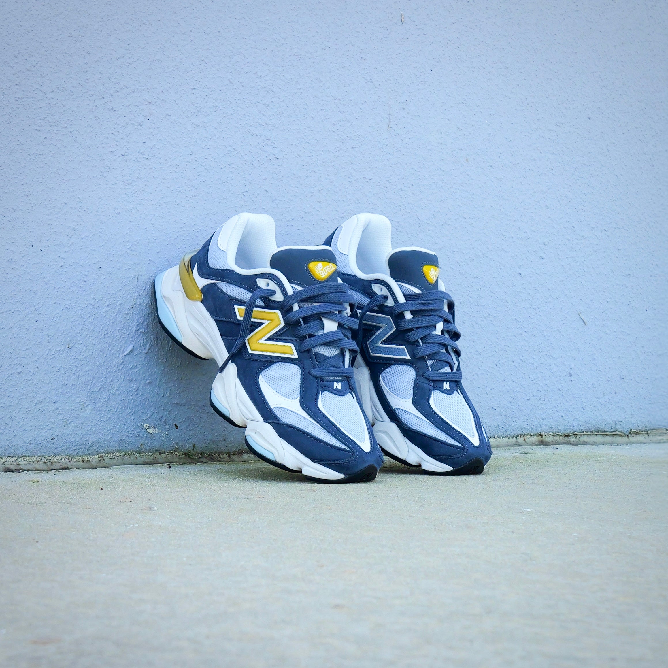 Mens New Balance 9060 (Blue/Yellow) -U906032N