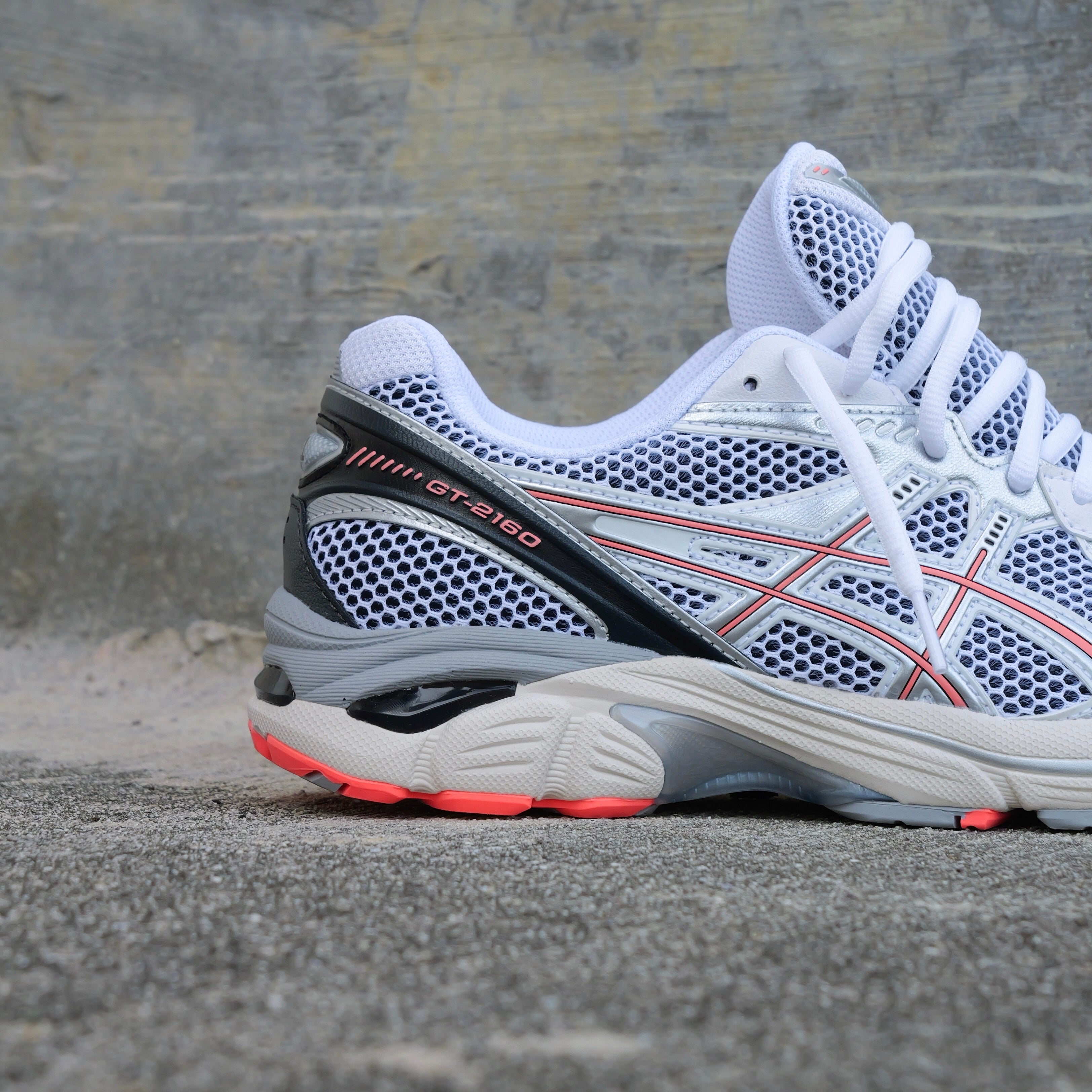 Mens Asics GT-2160 (White Sun/Coral)