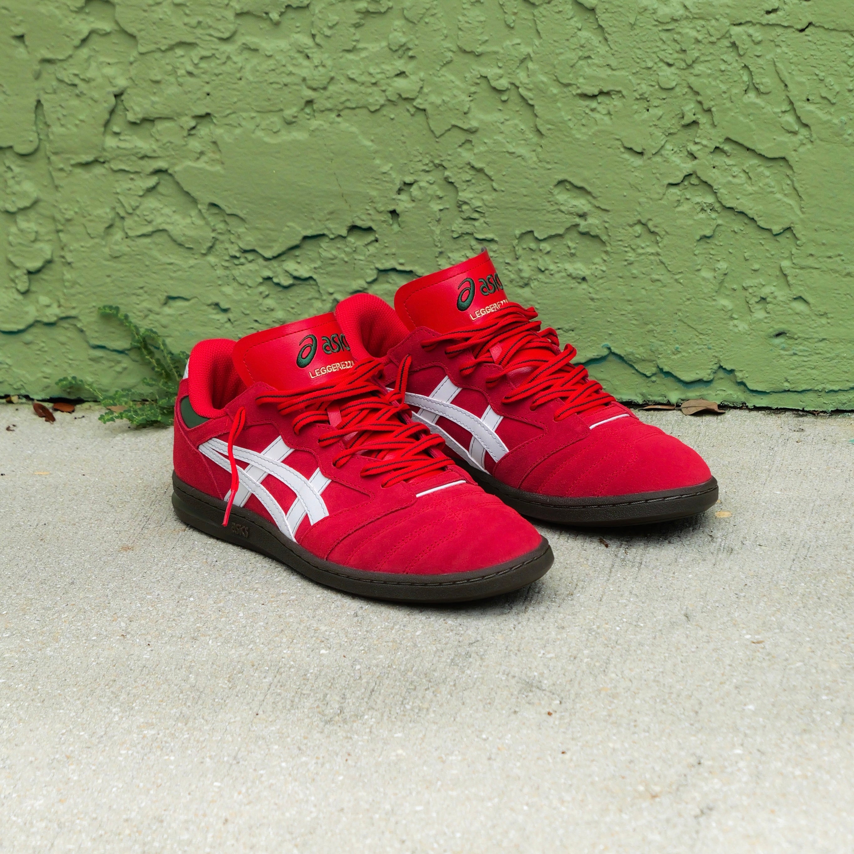 Mens Asics LEGGEREZZA ST (Classic Red/White)