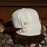 New Era Houston Astros World Series Side Patch Fitted (Off White)