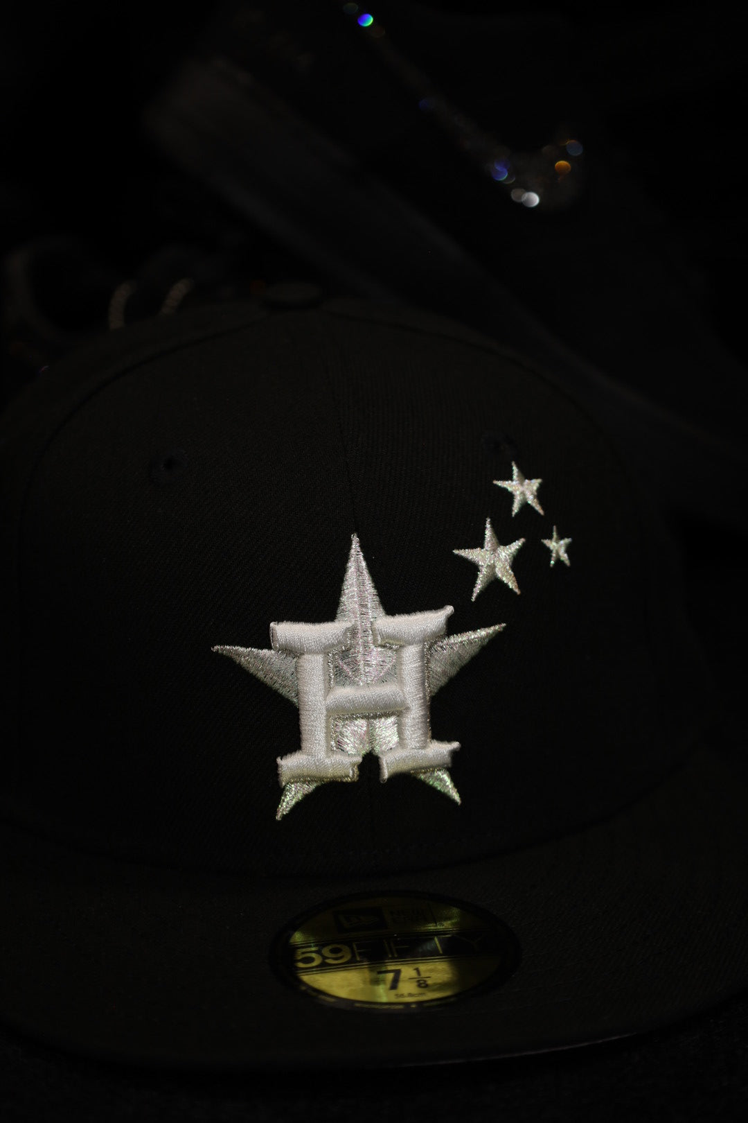 New Era Houston Astros 2017 World Series Side Patch Fitted (Black) - New Era