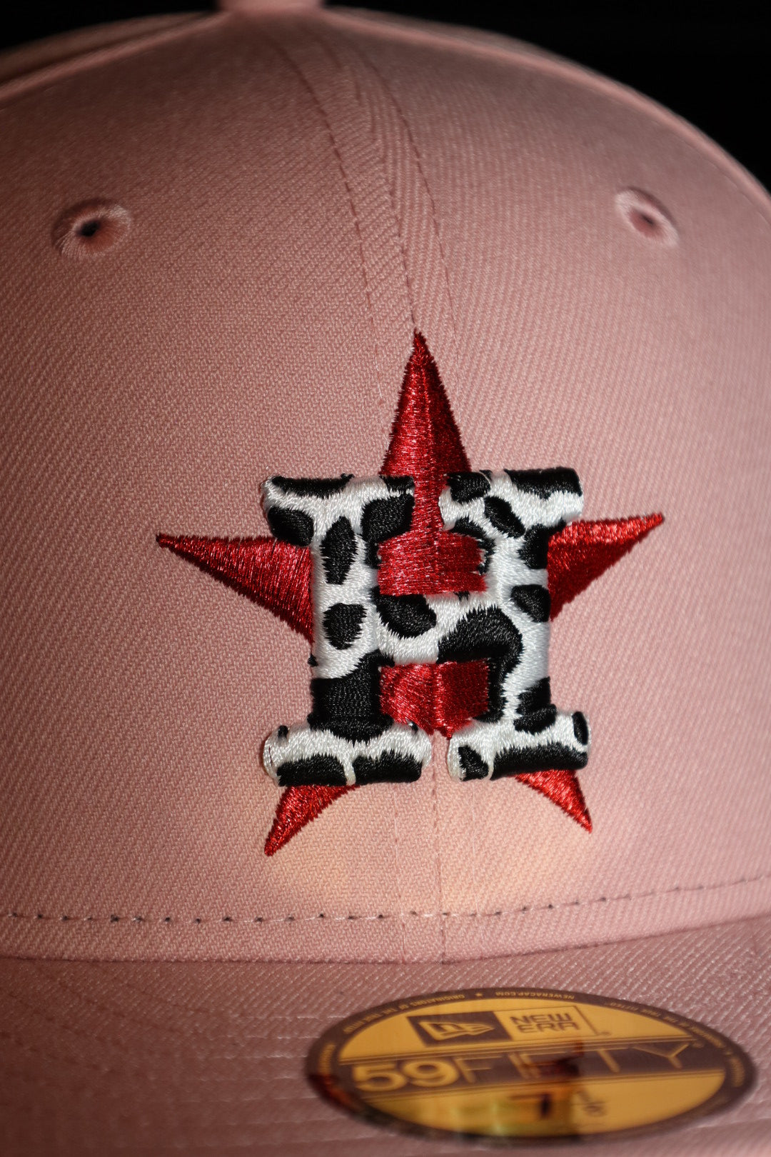 New Era Houston Astros 2017 World Series Side Patch Fitted (Pink)
