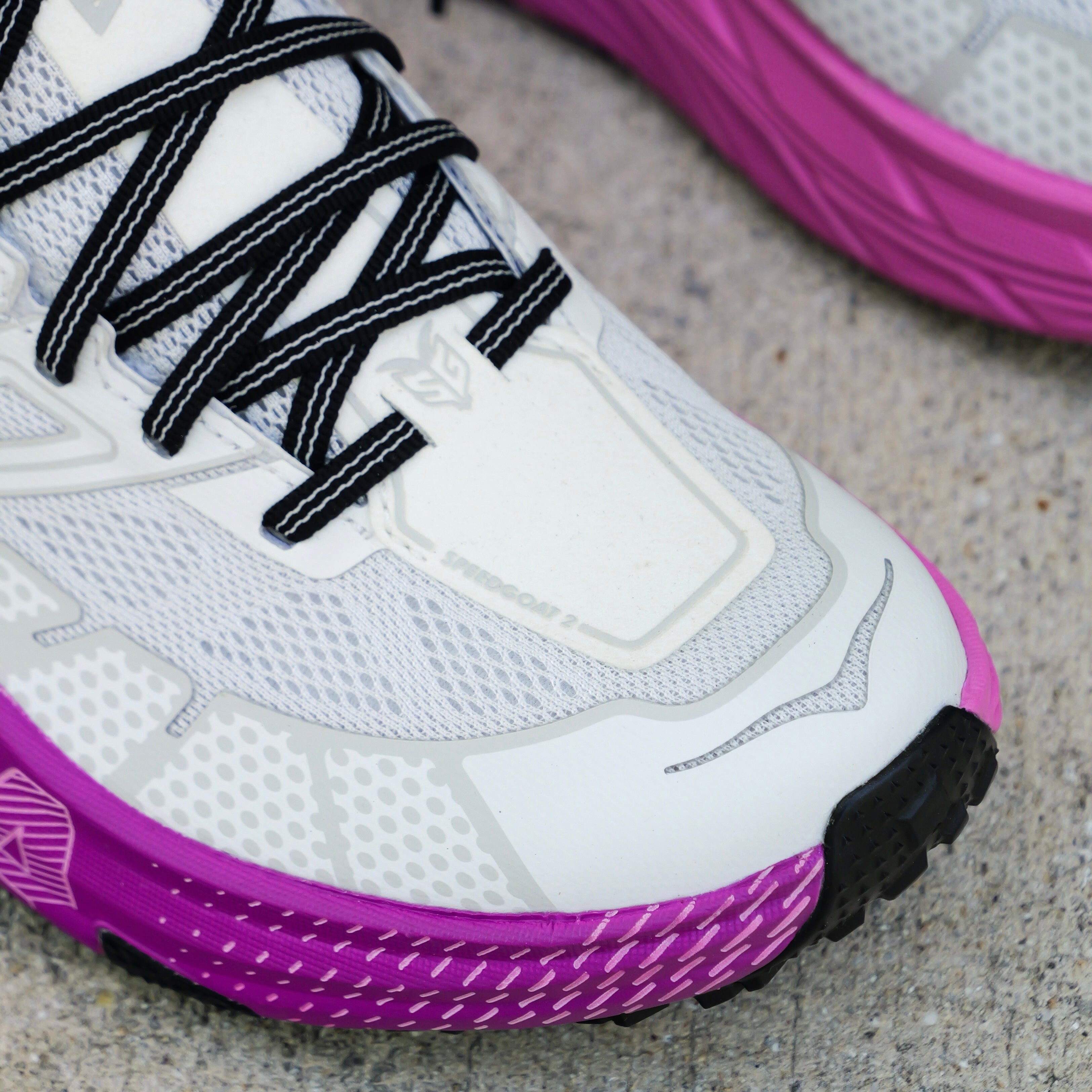 Hoka SpeedGoat 2 CNFC (Cosmic Grey / Neon Fuchsia)