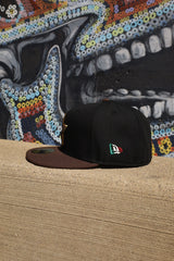 New Era Houston Astros Mexico Agila Side Patch Grey UV 59Fifty Fitted (Black/Walnut)